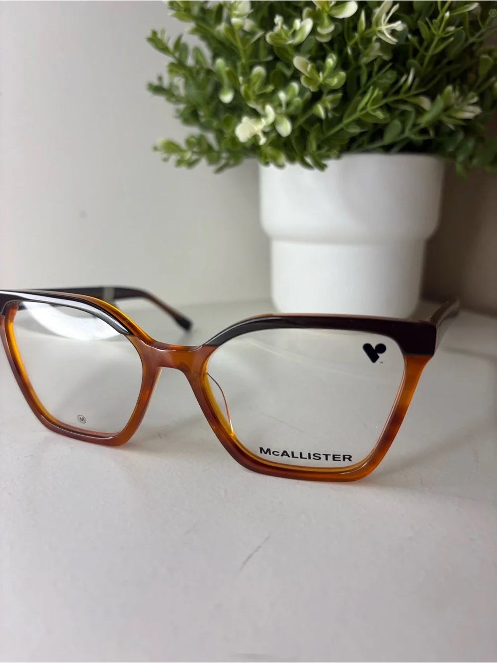 Title: McAllister MC4523 Butterscotch Tortoise Eyeglasses Frames 53-17-140 New
